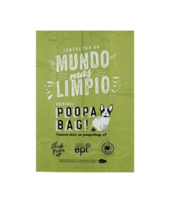 Bolsas Sanitarias Biodegradables 1 x 15 Poopa Bag