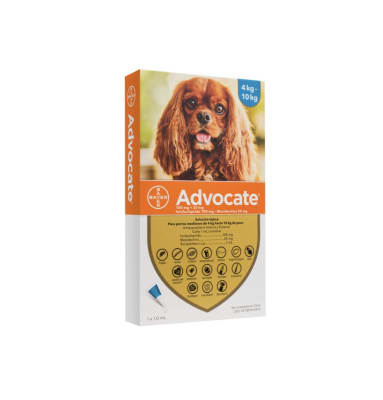 Advocate Perros 4 - 10 kg - Valor Promoción (antes $12.990)