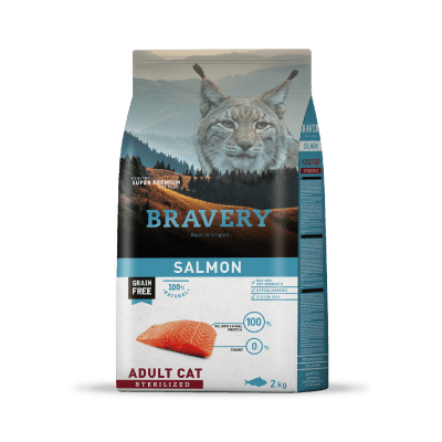 Bravery Salmón Adult Cat Sterilized