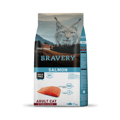 Bravery Salmón Adult Cat Sterilized