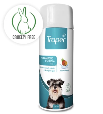 Shampoo Espuma Seca para Perro Traper1