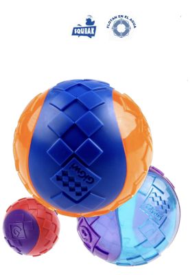 GiGwi Pelota Squeaker Medium 2 piezas