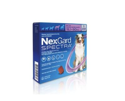 Nexgard Spectra 15,1 a 30 kg - 1 comprimido