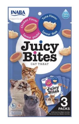 Juicy Bites Pollo y Atún Inaba