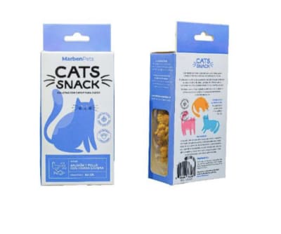 Galletas Cats Snack Salmón y Pollo con Hierba Gatera