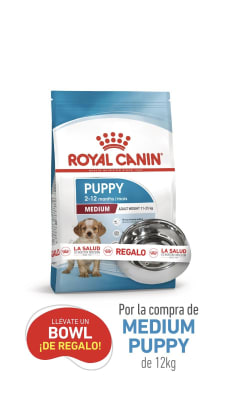Royal Canin Medium Puppy 12 kg ¡De regalo! Llévate un bowl1
