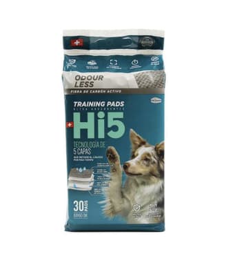Hi5 Training Pads Carbon Activado 30 unidades 60x60 cm