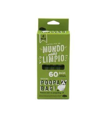 Bolsas Sanitarias Biodegradables 4 x 15 Poopa Bag
