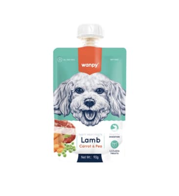 Wanpy Tasty Meat Paste Perro Lamb & Carrot & Pea