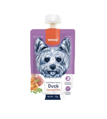 Wanpy Tasty Meat Paste Perro Duck & Carrot & Pea1