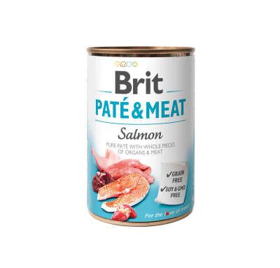 Brit Care Lata Pate & Meat Salmon1