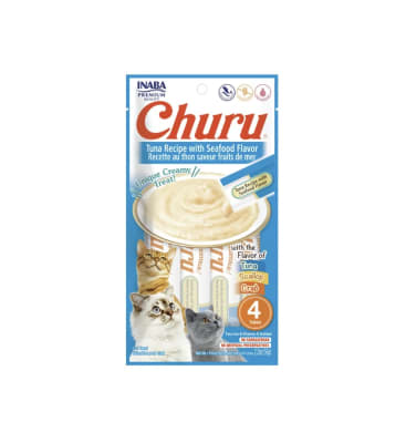 Churu Gato Atún con Mariscos