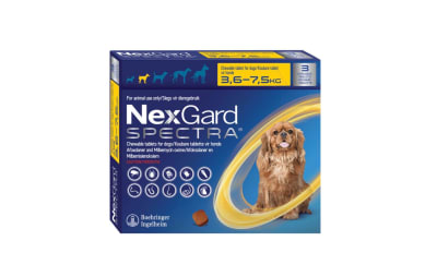 Nexgard Spectra 3,6 a 7,5 kg - 3 comprimido