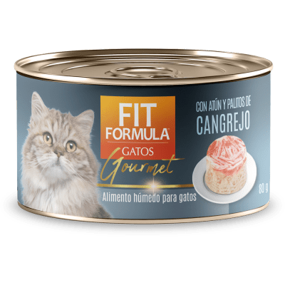Fit Alimento Húmedo Gourmet Con Atún y Palitos de Cangrejo