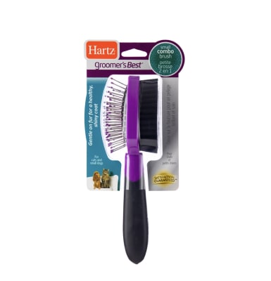 Cepillo Pequeño Groomers Combo Brush Hartz1