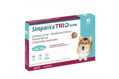 Simparica Trio 10 a 20 kg