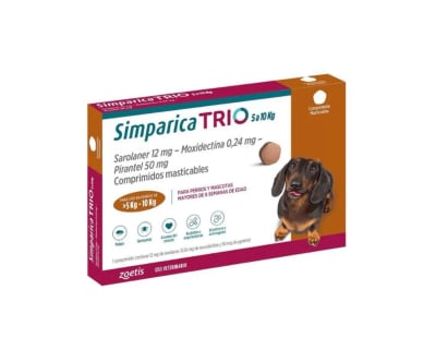Simparica Trio 5 a 10 kg - 1 comprimido