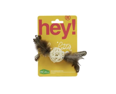 Pelota de Ratan con Pluma hey!1