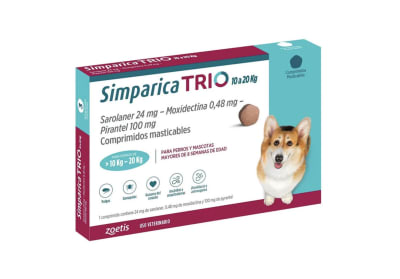 Simparica Trio 10 a 20 kg