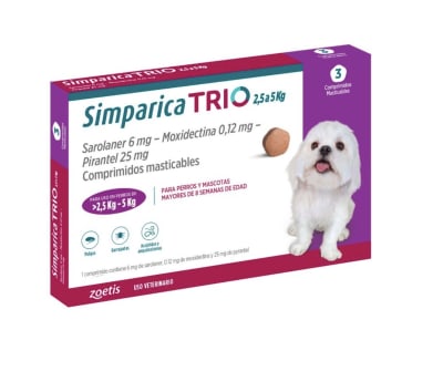 Simparica Trio 2,5 - 5 kg