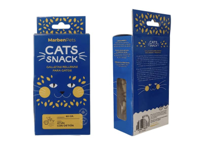 Galletas Rellenas Atún con Ostión Cats Snack
