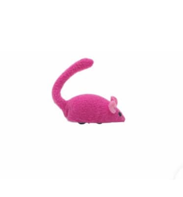 Ratón Mecanico Rosado Cat Love