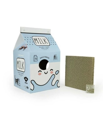 Rascador Maxi Caja de Leche Azul Brnx ¡Oferta! (antes $8.990)