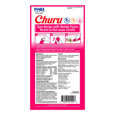 Churu Gato Atún con Camarón