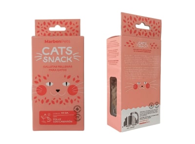 Galletas Rellenas Pollo con Camarón Cats Snack