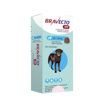 Bravecto 1M 20 - 40 kg ¡Oferta! (antes $13.990)1