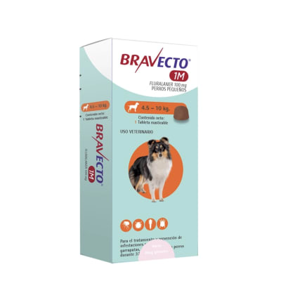 Bravecto 1M 4.5 - 10 kg ¡Oferta! (antes $9.500)1