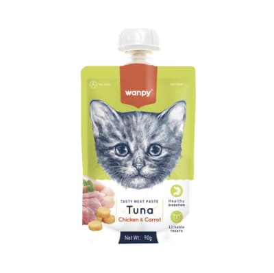 Wanpy Tasty Meat Paste Gato Tuna & Chicken & Carrot1