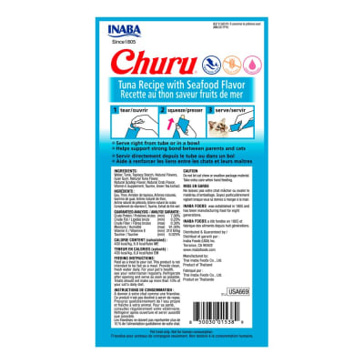 Churu Gato Atún con Mariscos