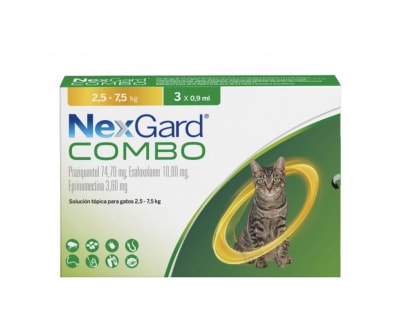 Nexgard Combo 2,5 - 7,5 kg x 3 pipetas1