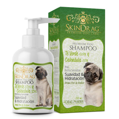 Skindrag Shampoo Te verde y Caléndula1