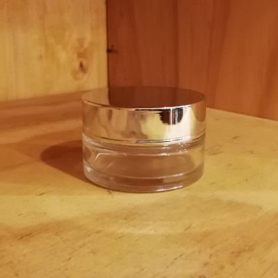 Pote Vidrio Clear / plata shiny 30 ml Pote Vidrio Clear / plata shiny 30 ml