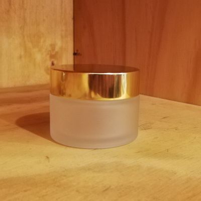 Pote Vidrio Dorado 50 ml Pote Vidrio Dorado 50 ml