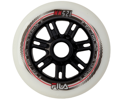 Rueda 6x125mm 84A WHITE