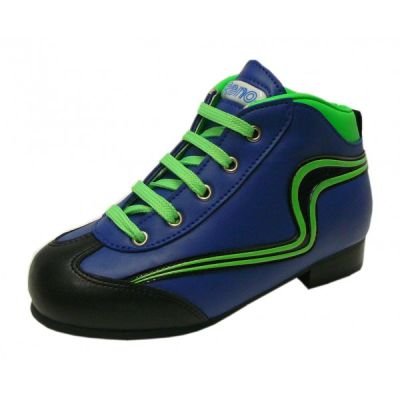 Bota Iniciacion Azul Verde Fluor 38+