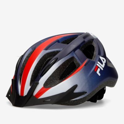 LED HELMET BLK/RED