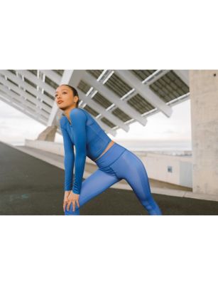 Top Valentina Sky Blue Sly-Dry Water Repelent