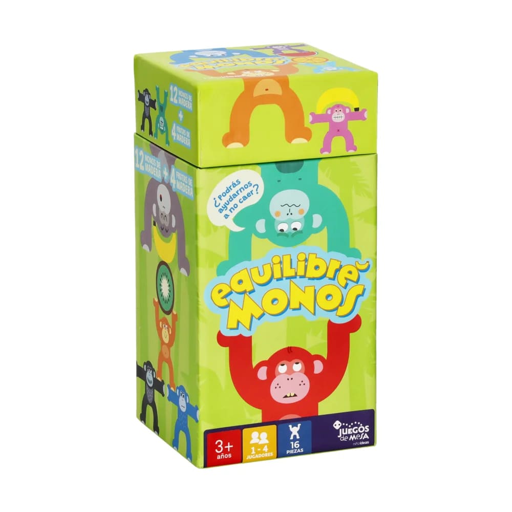 Juego De Equilibrio Con Monos – Contadores Y Árbol Apilable – Juguete Educativo Interactivo Para Niños 3+ – Regalo Cumpleaños
