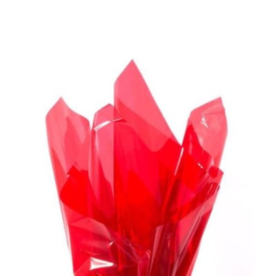 PAPEL CELOFAN ROJO A 80x100 CMS.