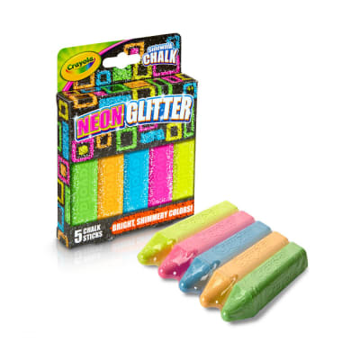 TIZA NEON BRILLANTE PISO CRAYOLA