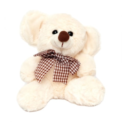 PELUCHE 11CM OSO C/CINTA SURTIDO COLORES