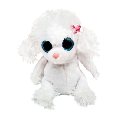 PELUCHE ORBYS OJOS GRANDES PERRO POODLE 15cms
