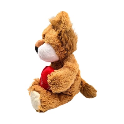 PELUCHE 29CM LEON C/CORAZON