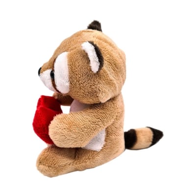 PELUCHE 12CM MAPACHE C/CORAZON