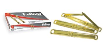 ACCOCLIP METALICO CJA. 50 UN. DORADO FULTONS
