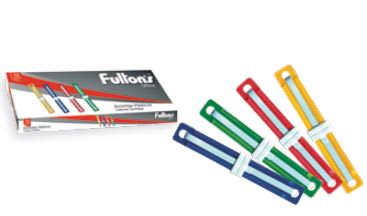 ACCOCLIP PLAST. CJA. 50 UN. COL/SURTIDO FULTONS